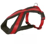 trixie premium touring harness red