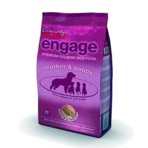 red mills engage mother & puppy