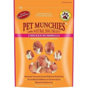 pet munchies chicken dumbbells