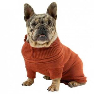ancol cable knit jumper terracotta.jpg