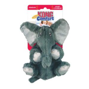 kong comfort kiddos elephant dog toy