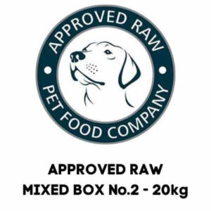 approved raw dog food mixed box no2 20kg
