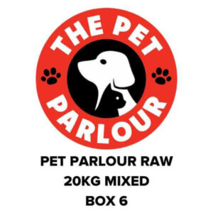 pet parlour raw 20kg mixed box 6