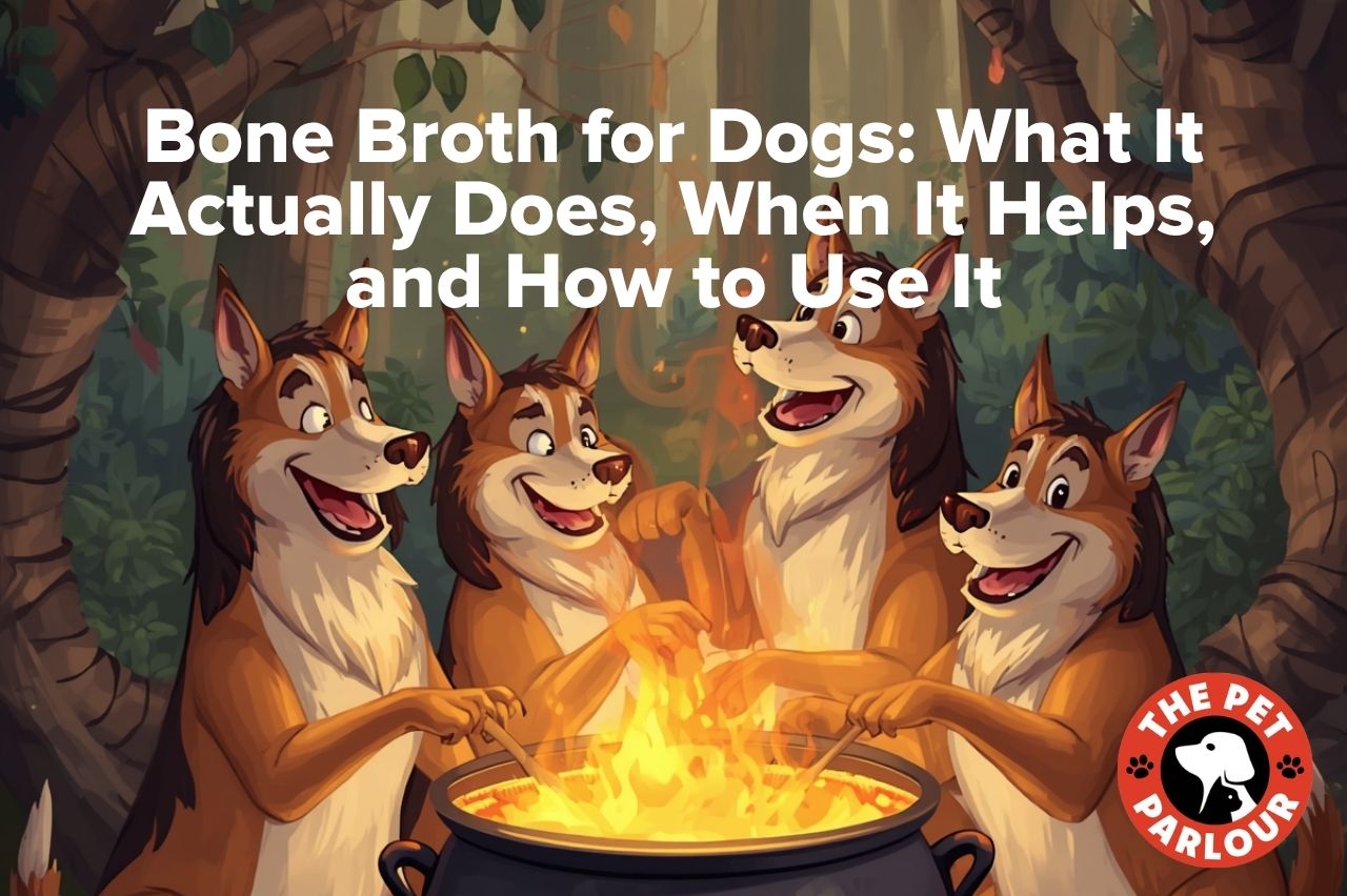 bone broth for dogs what it actually does, when it helps, and how to use it