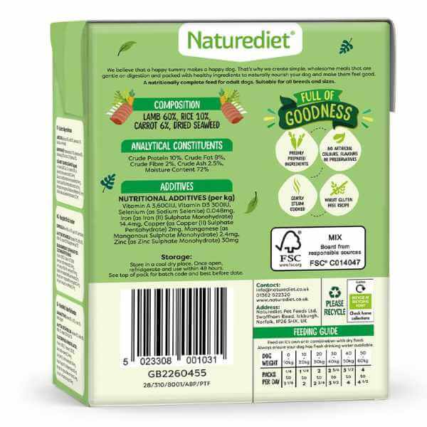 naturediet feel good lamb